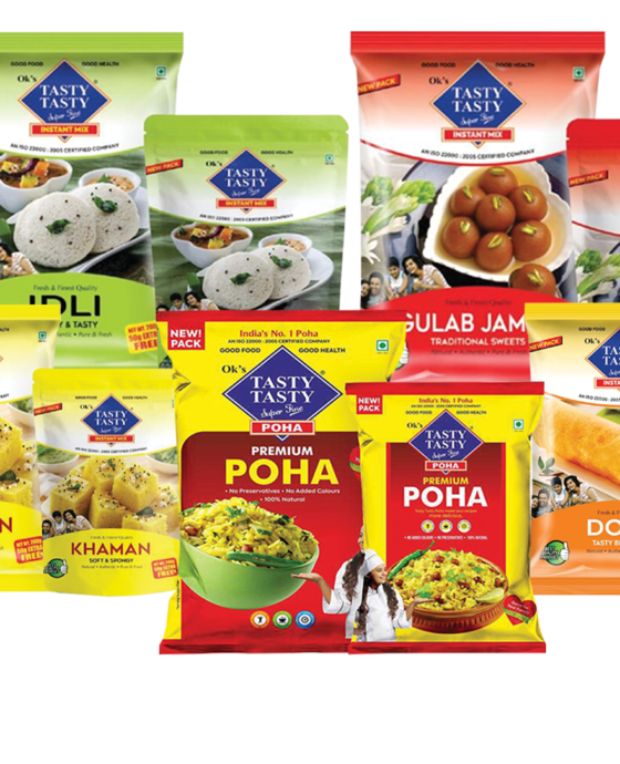 Buy Poha, Daliya, Instant Mix Poha, and Soya Chunks from Ok Foods